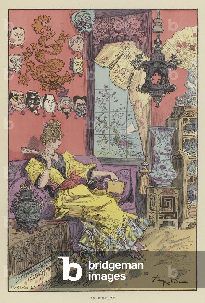 Le Bibelot (colour litho)