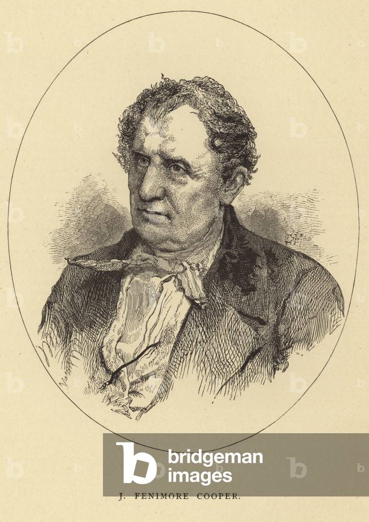 Ritratto di James Fenimore Cooper (incisione)