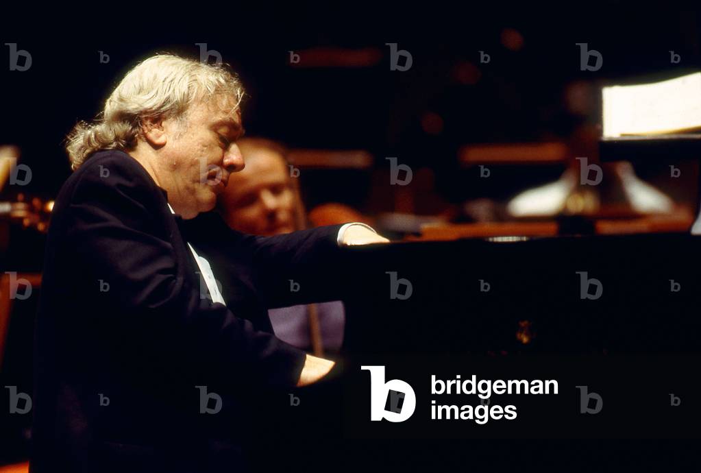 Richard Goode - ritratto del pianista americano che esibisce con l'Orchestre de Paris, Parigi, Francia, 1997. 