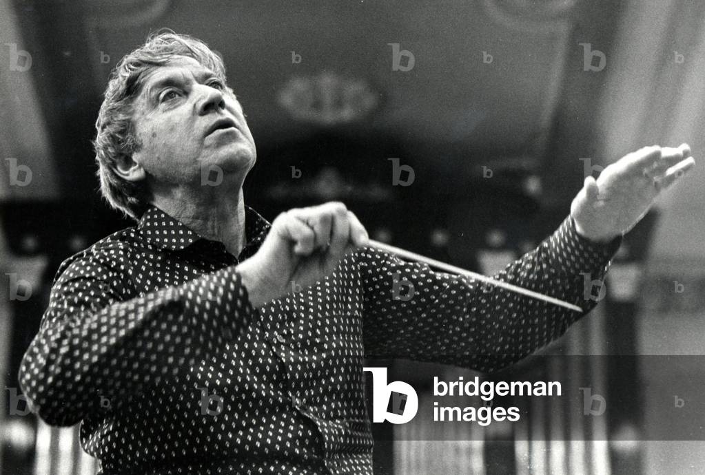 Image of Photography depicting Kiril Kondrashin 1973 conducting by Suzie Maeder