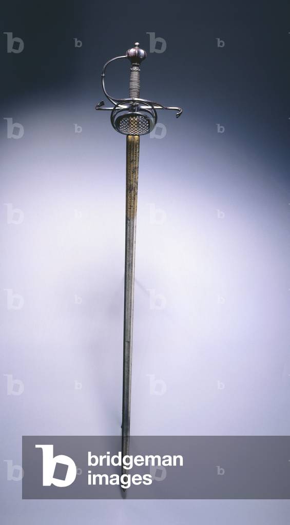 Rapier, c.1620-1630 (acciaio, blu e dorato)