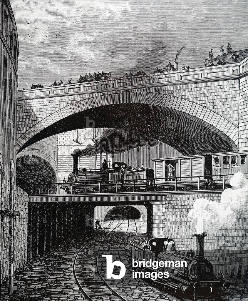 The trial run of the Metropolitan Line