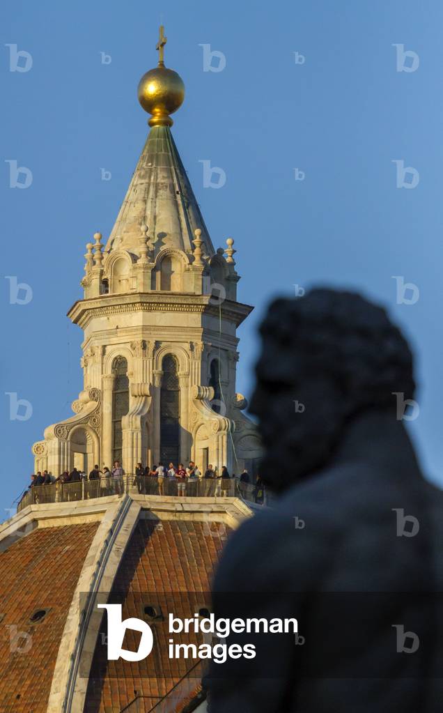 Lantern of Brunelleschi's dome, 1471, cathedral of Saint Mary of Flower, Florence (UNESCO World