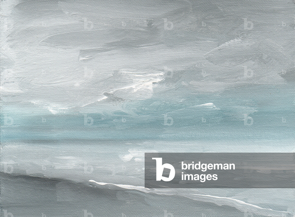Image of Painting depicting Beachcomber (acrylic on board) 2001 by Simon O'Connell