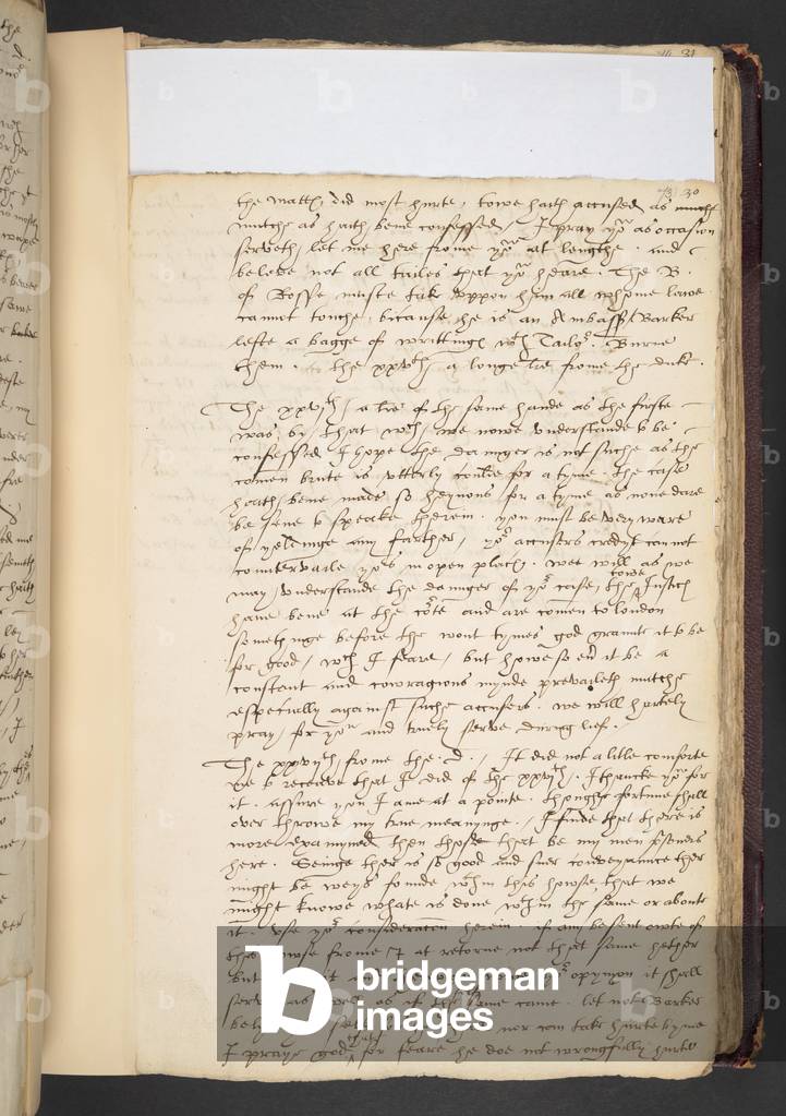 Bild von Zeichnung "Beiträge zu Mary Queen of Scots" 1550 von English School