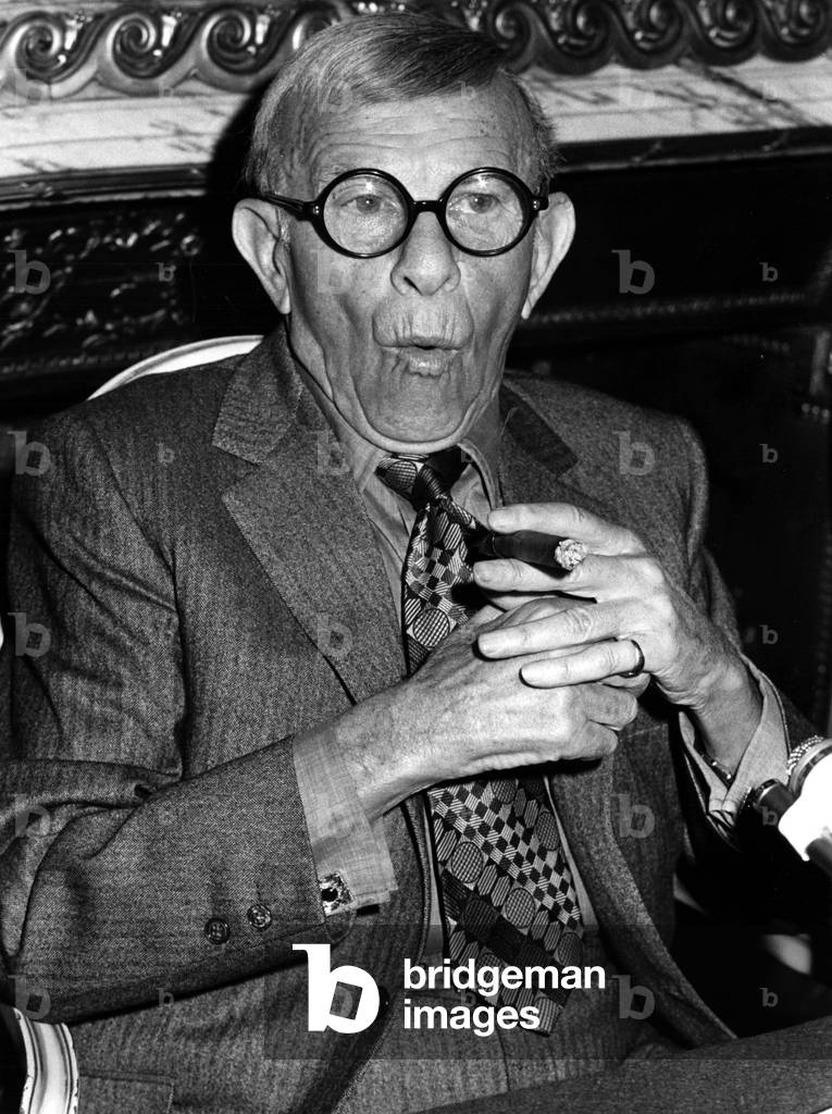 Image de Photographie représentant George Burns 1982 par Unknown photographer, b/w