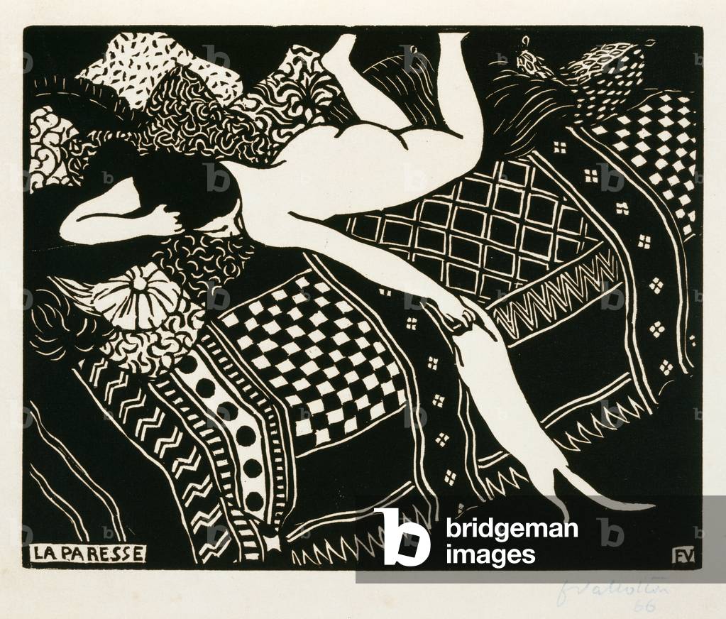 Pigrizia, 1896 (xilografia)