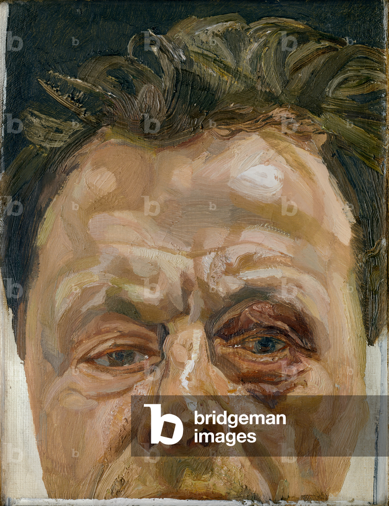 Immagine di Dipinto "autoritratto con un occhio nero" 1978 di Lucian Freud