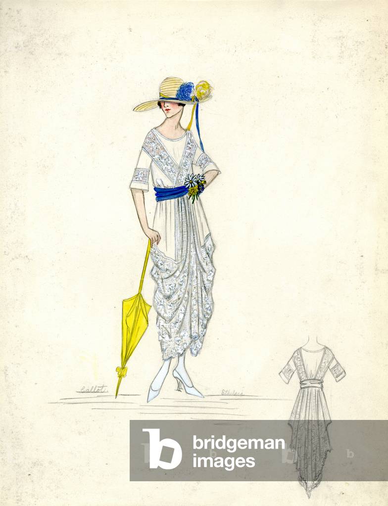 Immagine di Disegno "Abito da giorno" 1919 di Henri Bendel Studio