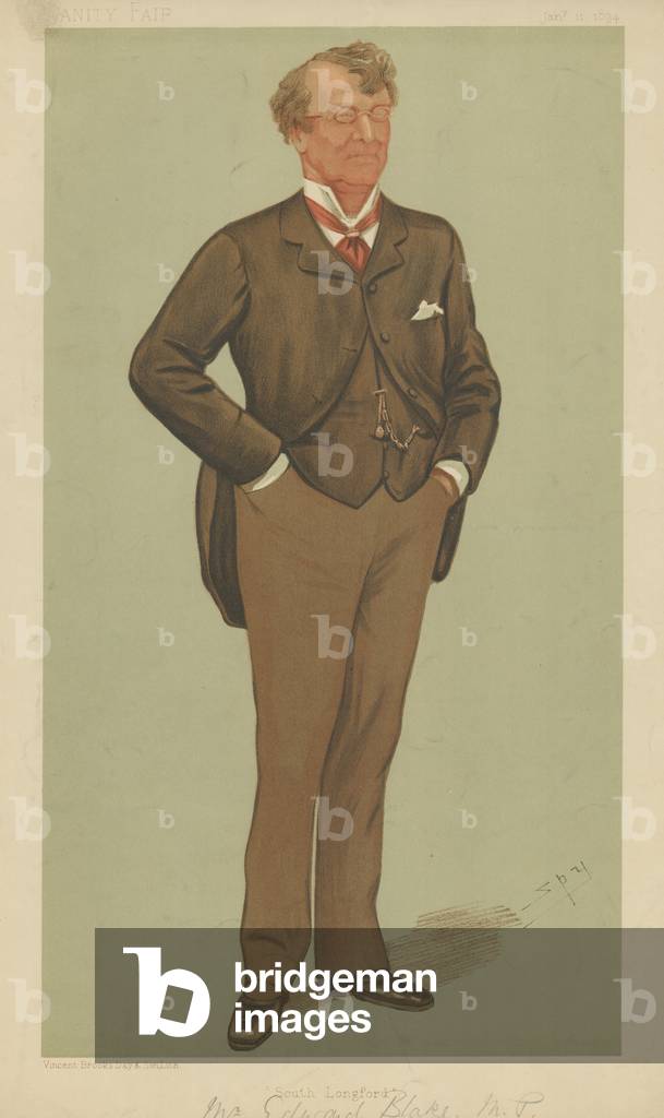 Herr Edward Blake (Farblitho)