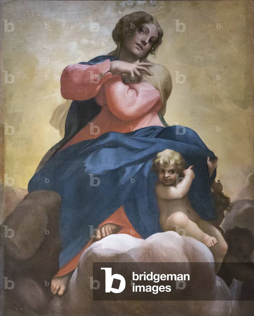 Bild von Gemälde "Krönung der Jungfrau" 1586 von Annibale Carracci