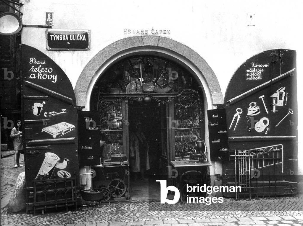 Image of Photography depicting Prague by Louis Monier, b/w