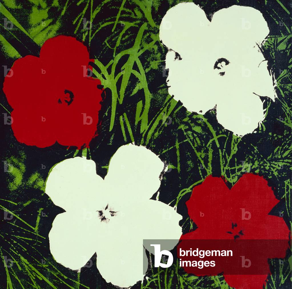 Flowers, 1964 (synthetic polymer silk screened on canvas)