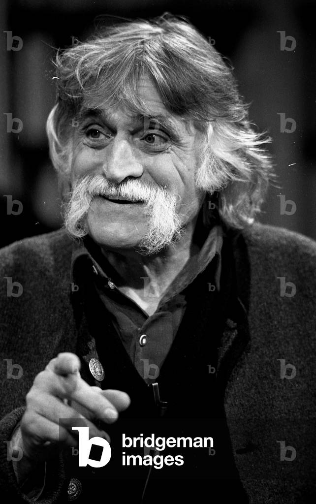 Bild von Fotografie "FRANÇOIS CAVANNA 1987" von Louis Monier, b/w