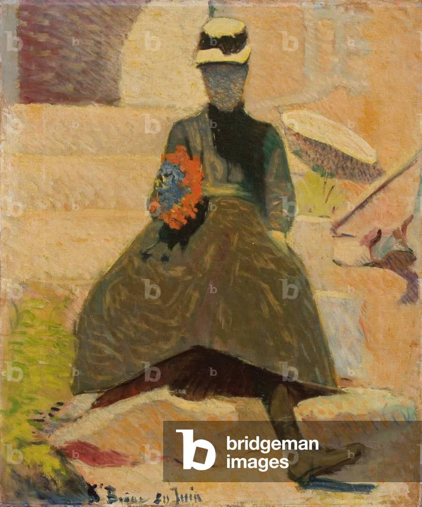donna a Saint-Briac, 1886 (olio su tela)