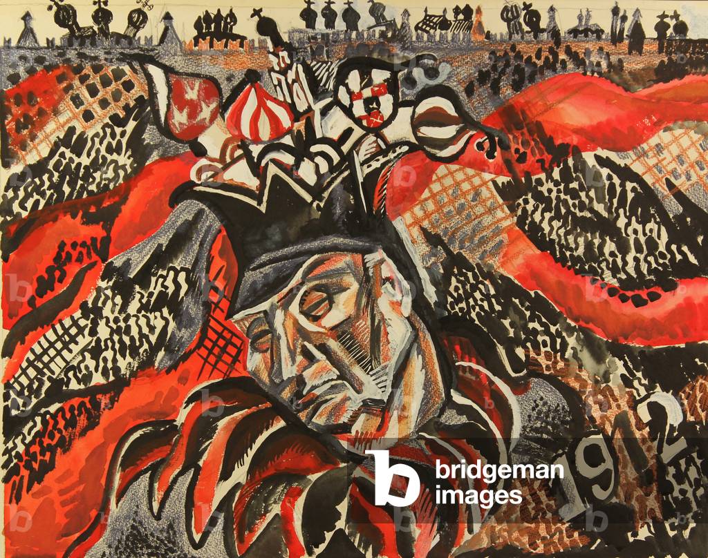 Immagine di Disegno "I Dodici: Vento" 1980 di Tatyana Alyoshina