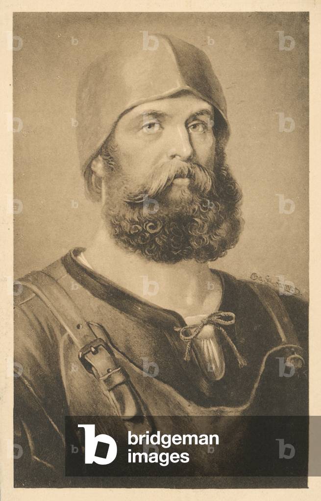 Peter Vischer the Elder, German sculptor (litho)
