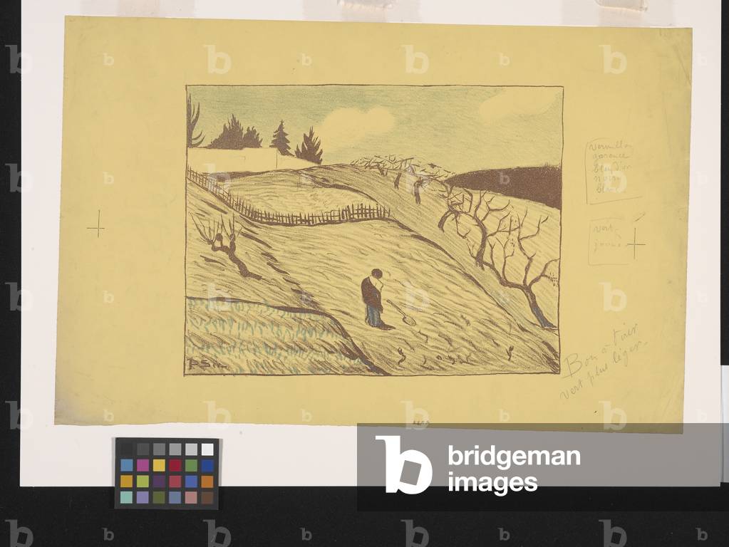 La Fin Du Jour (Das Ende des Tages) (Farblithographie)