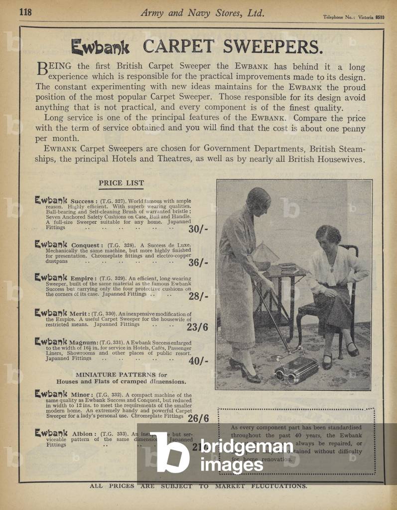 Image of Page from Army and Navy Stores Catalogue, 193940 (litho) by