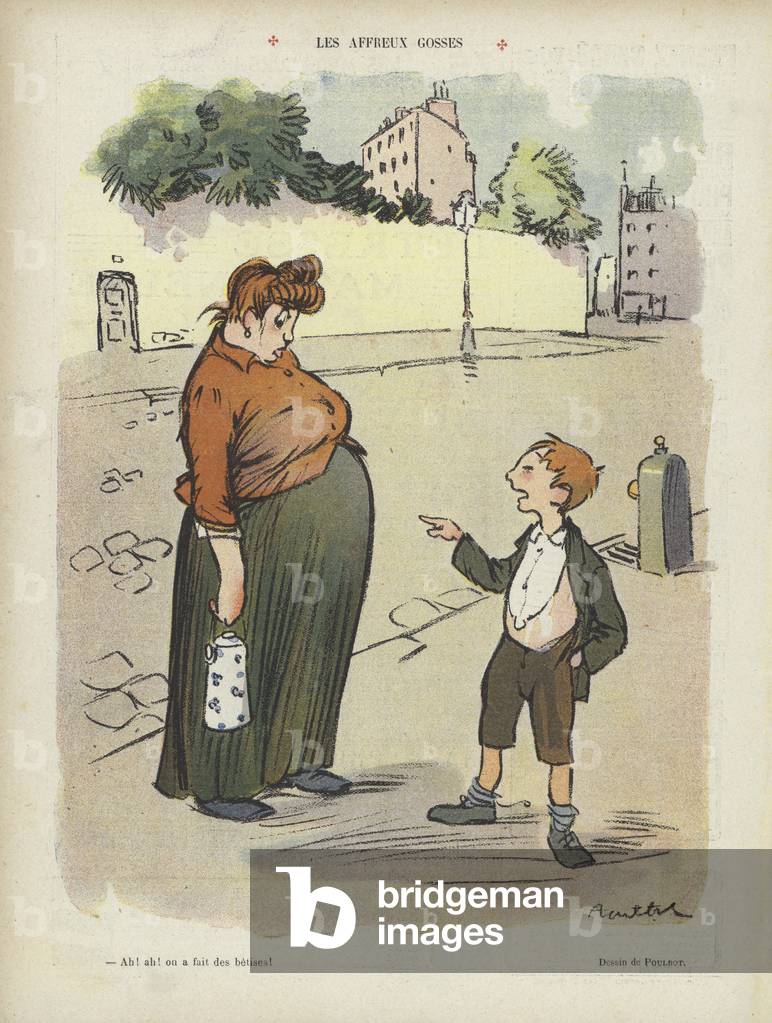 Illustrazione per Le Rire (color lito)