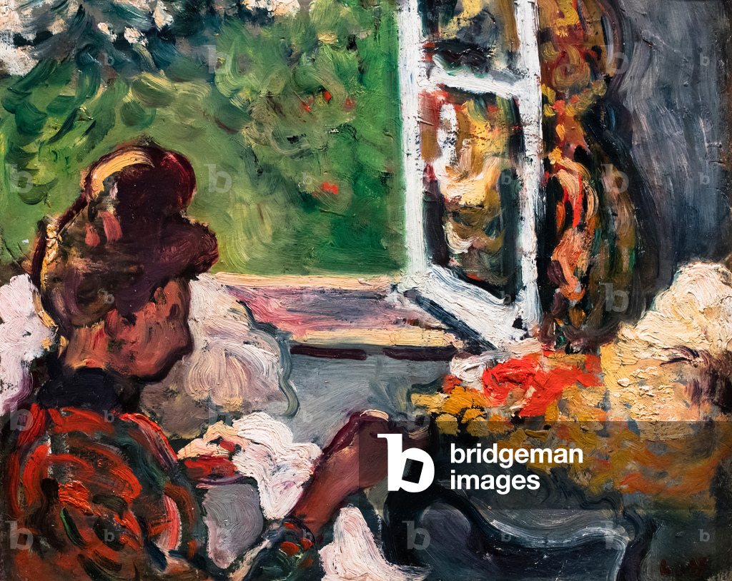 Image of Painting depicting Woman sitting by the window 1903 by Louis Valtat