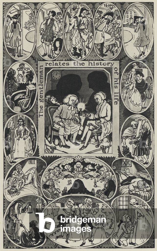 Illustration for Joseph Andrews by Henry Fielding (litho)