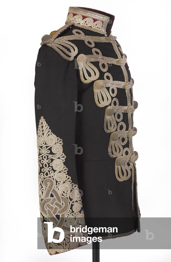 Abito completo tunica, Oxfordshire Yeomanry (Queens Own Oxfordshire Hussars), c.1919 (tunica)