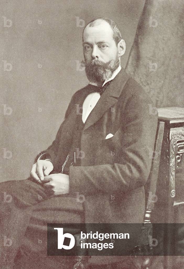 Lord Randolph Spencer Churchill (1849-1895) politico conservatore inglese. Segretario di Stato per l'India 188