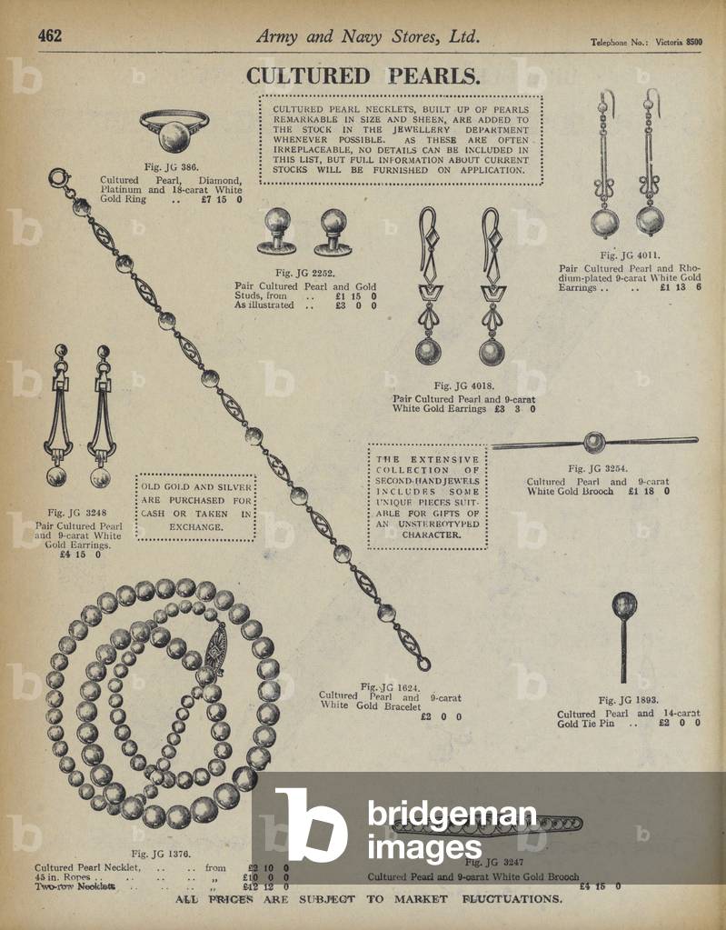 Pagina dal Catalogo dei negozi dell'esercito e della marina, 1939-40 (lito)