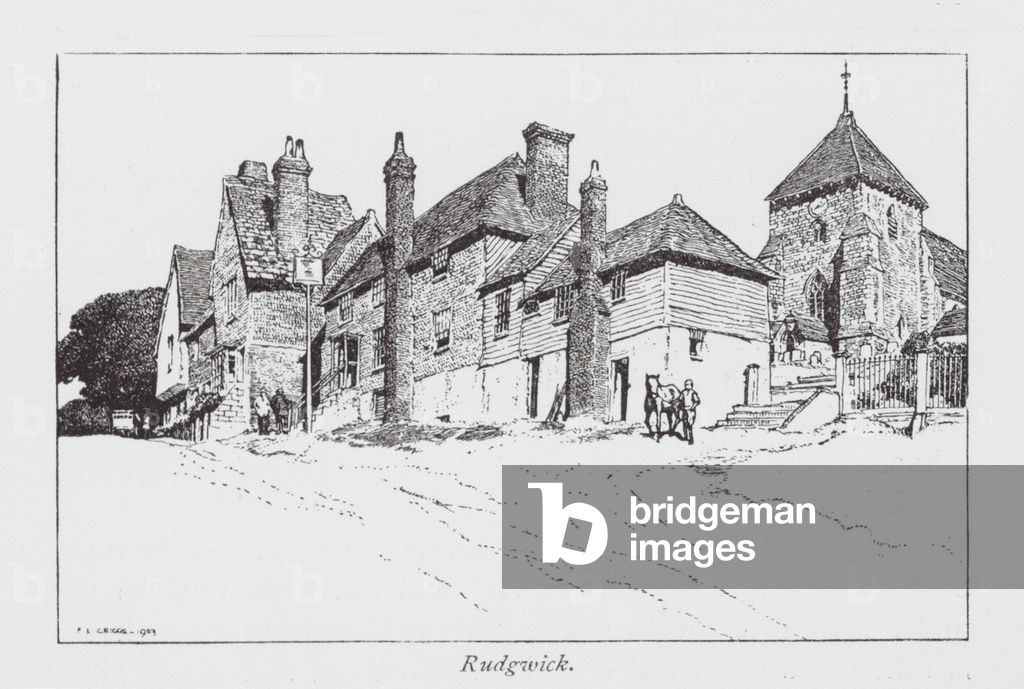 Bild von Druck "Rudgwick (Litho)" 1901 von Frederick Landseer Maur Griggs