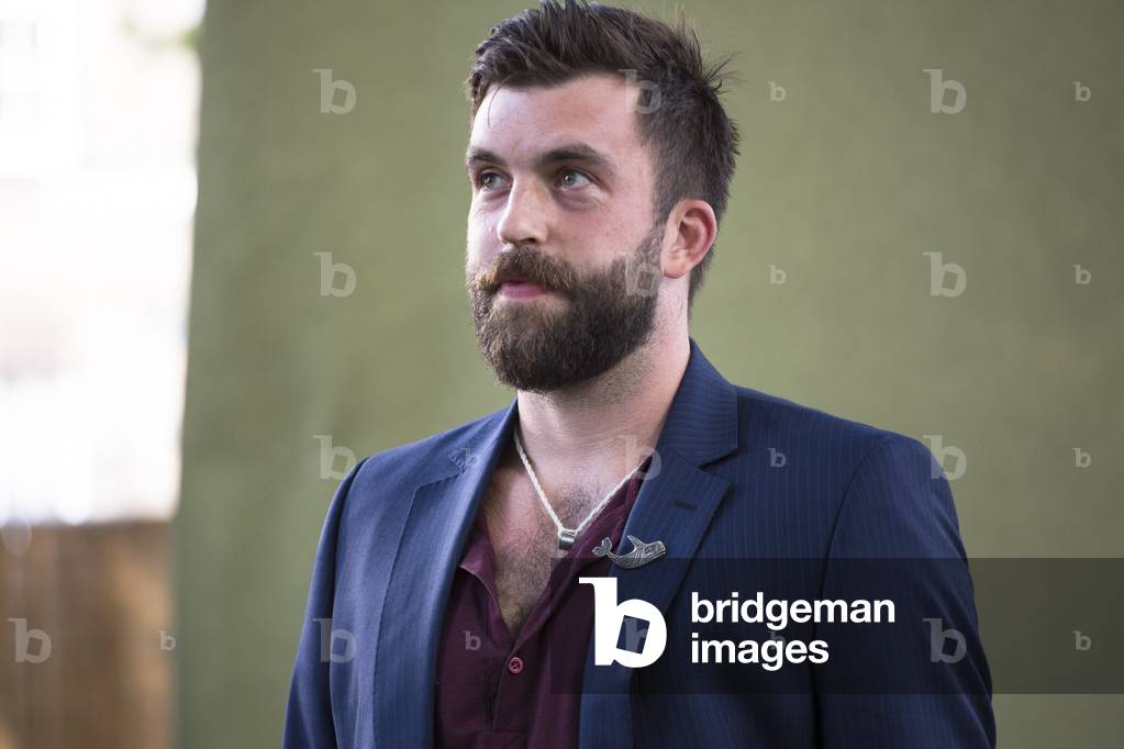 Nick Hayes. Festival international du livre d'Edimbourg 2014. (photo)