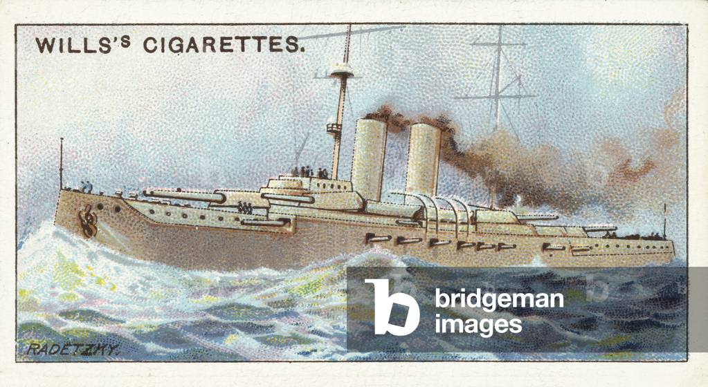 Österreichisches Schlachtschiff, „Radetzky“ (Chromolitho)