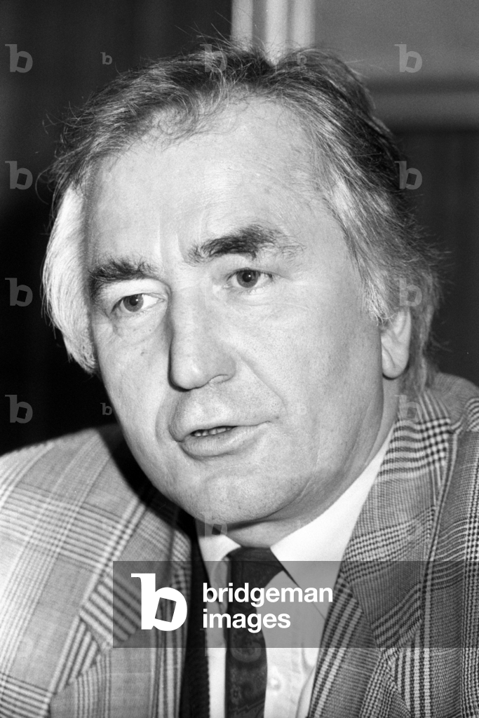 Image of Photography depicting Albrecht Müller (Germany SPD) in Bonn... 1989