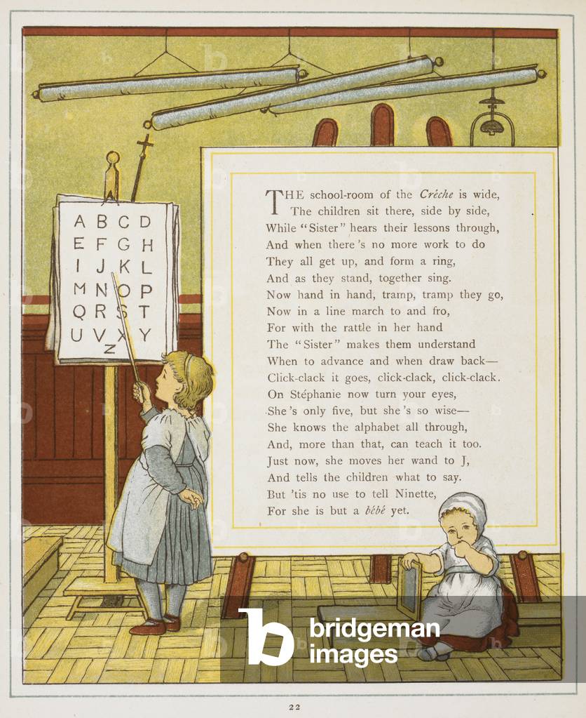 Cdfgh Image of A child learning the alphabet in a classroom of a