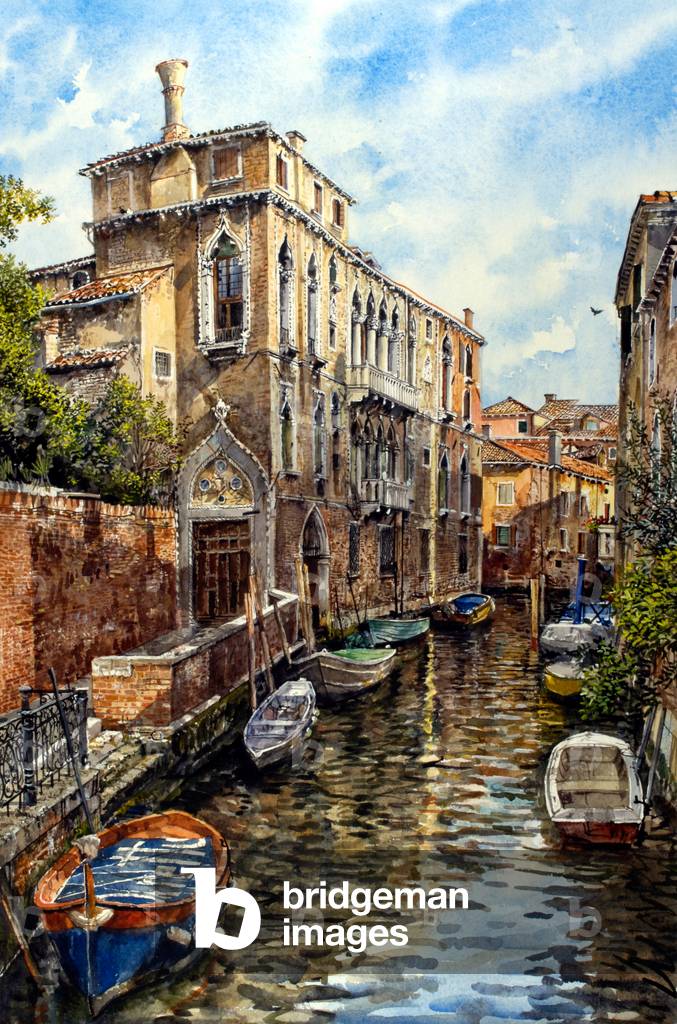 Venezia Casa di Casenove (acquerello)
