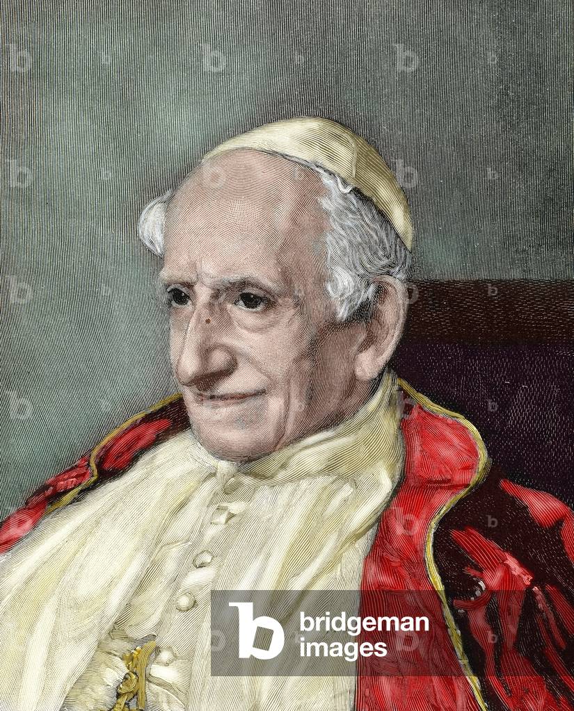 Leo XIII (1810-1903). Italian Pope (1878-1903),