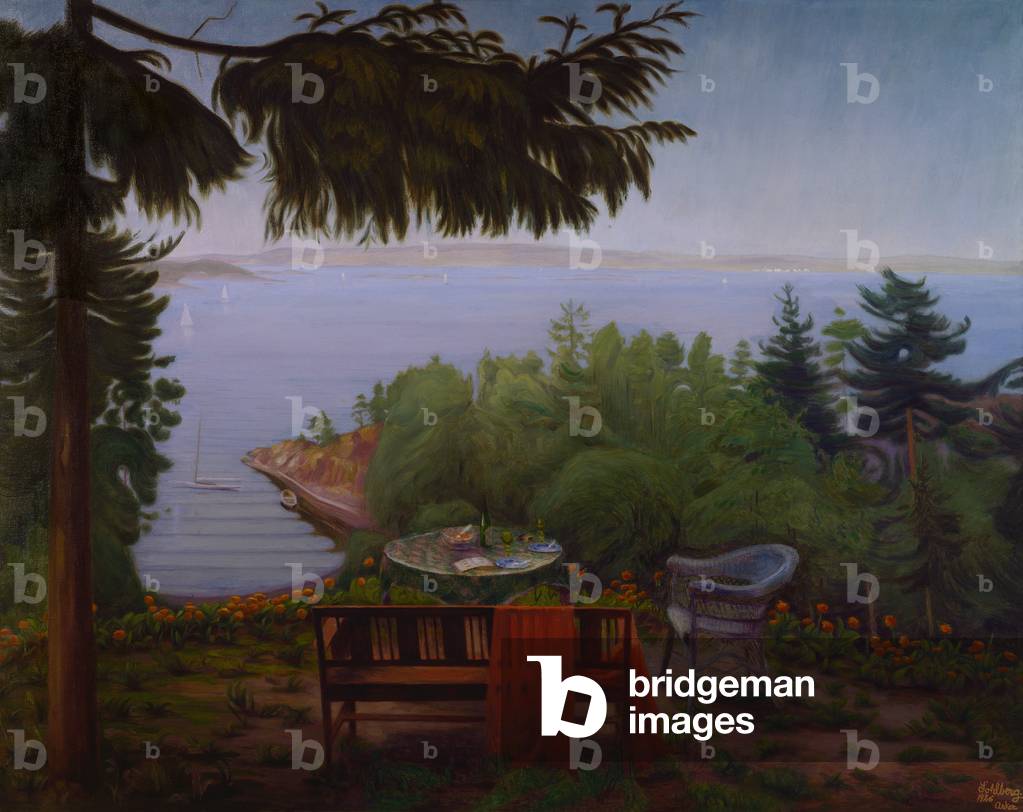 Summer evening at Oslo fjord, 1926