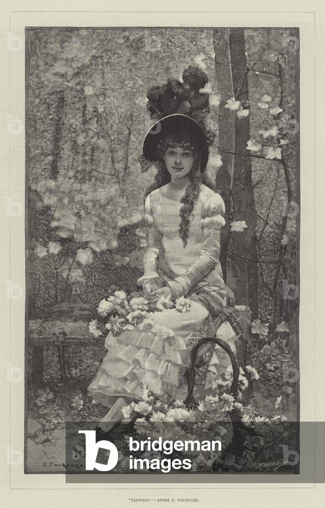 "Fiori (incisione)" 1891 di Edouard Toudouze