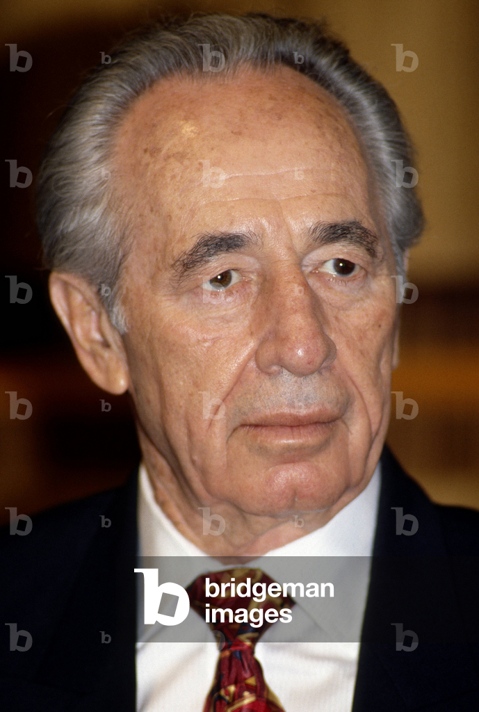 Image of Photography depicting Shimon PERES 1993 by Rainer Unkel