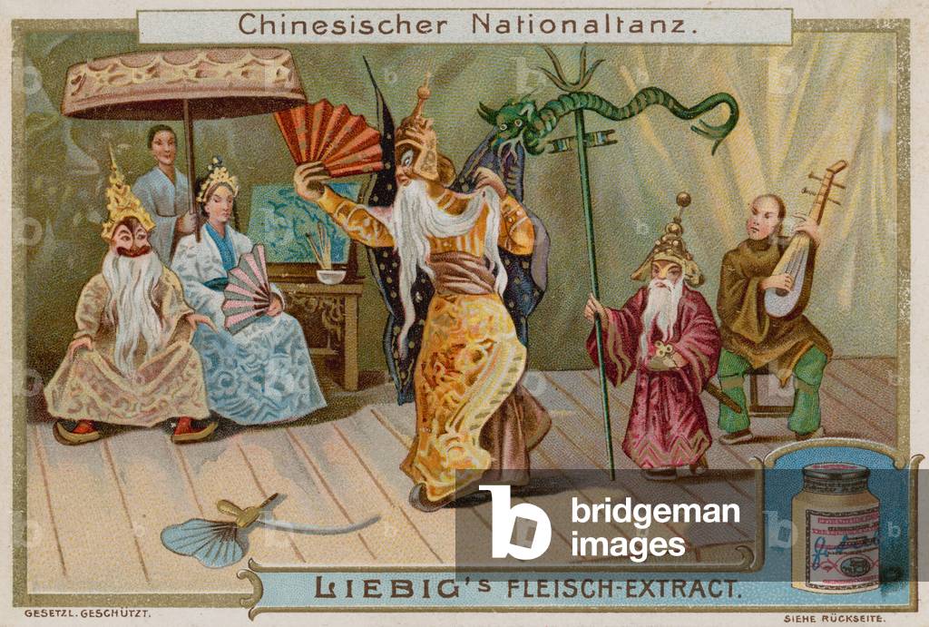 Danse nationale de la Chine (chromolitho) par European School
