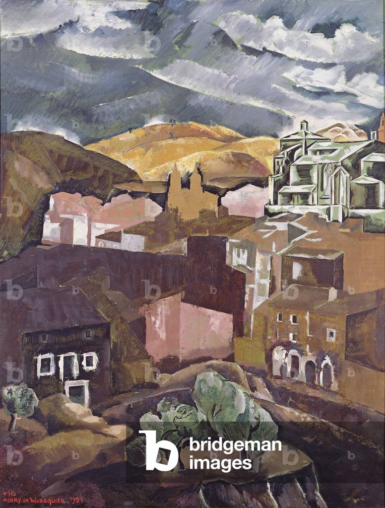 Immagine di Dipinto "Tempesta a Estella", 1927 di Henry de Waroquier