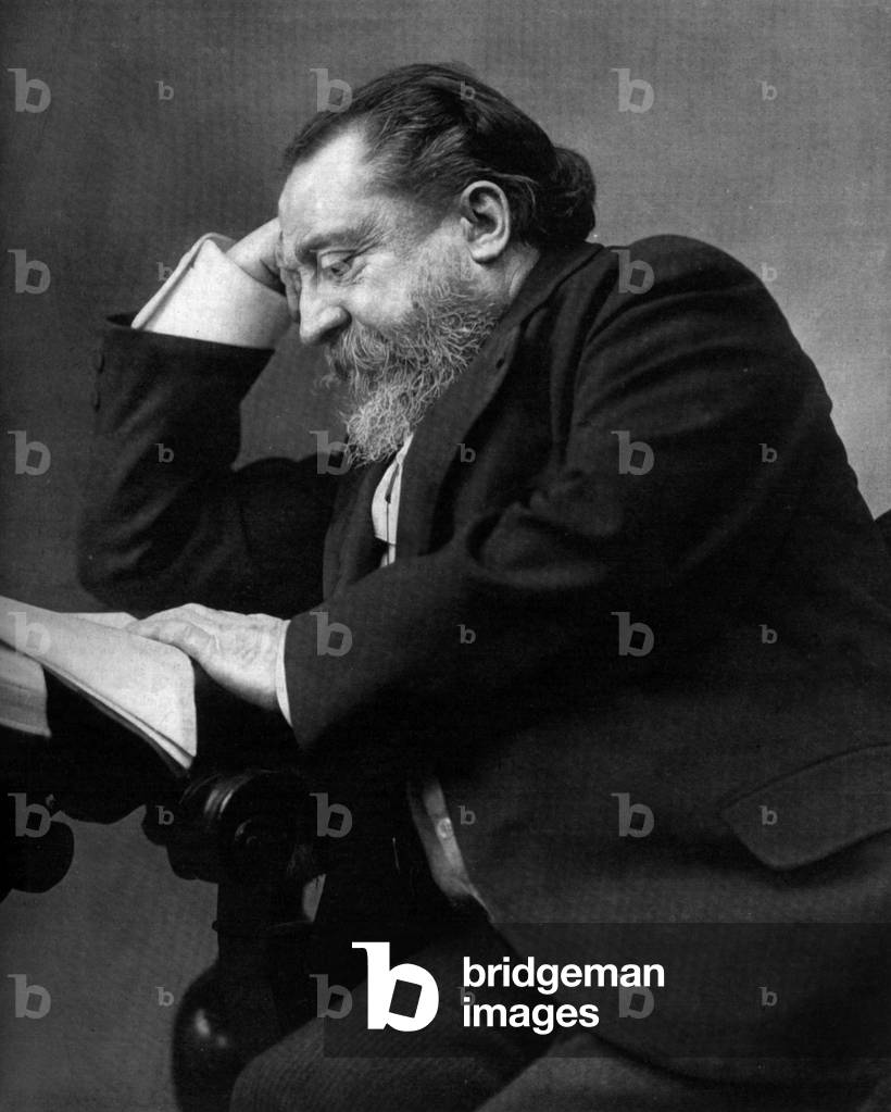 Image of Photography depicting Catulle Mendes (1841-1909) french poet and writer 1909, b/w