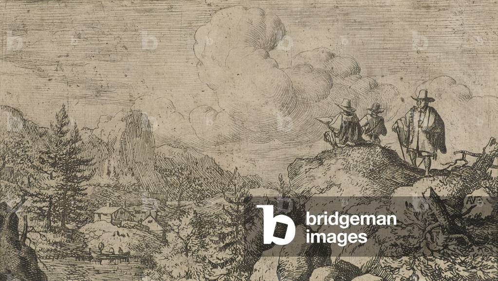 The Draughtsmen, c.1644 (etching on laid paper)