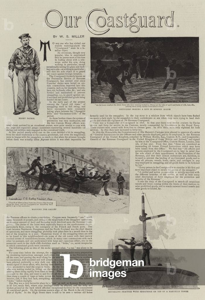 Unsere Küstenwache (litho)