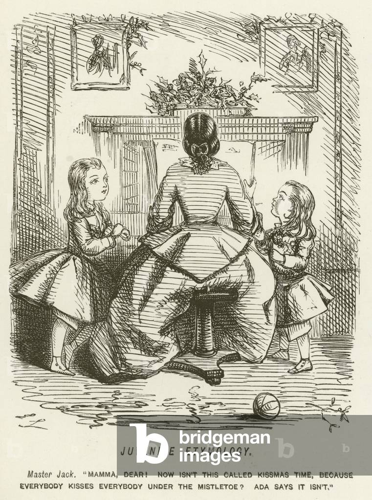 "Juvenile Etymologie (Gravur)" von John Leech, b/w