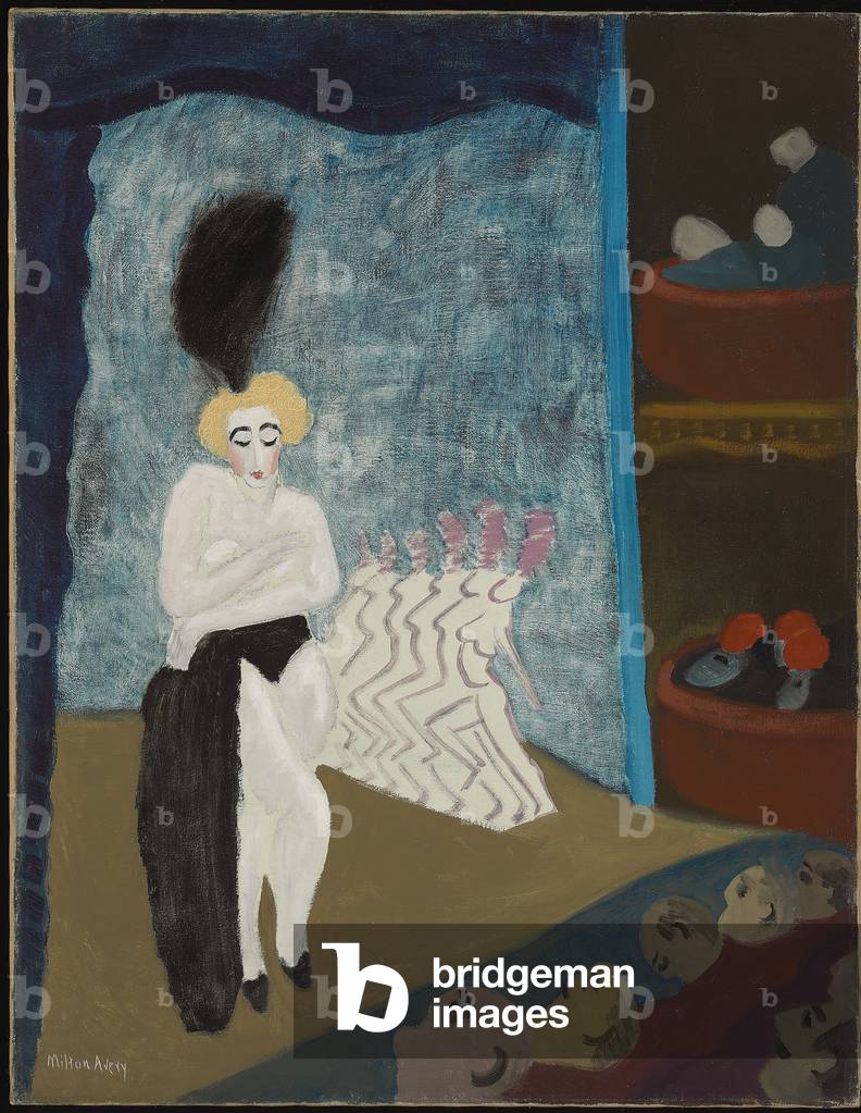 Burlesque, 1936 (öl auf leinwand)