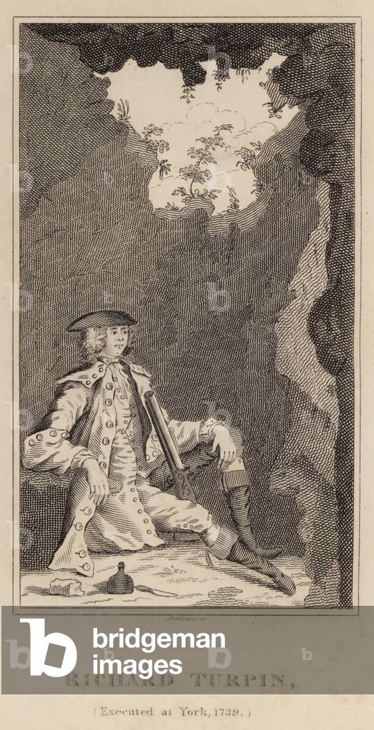 "Richard Turpin" di English School, b/w