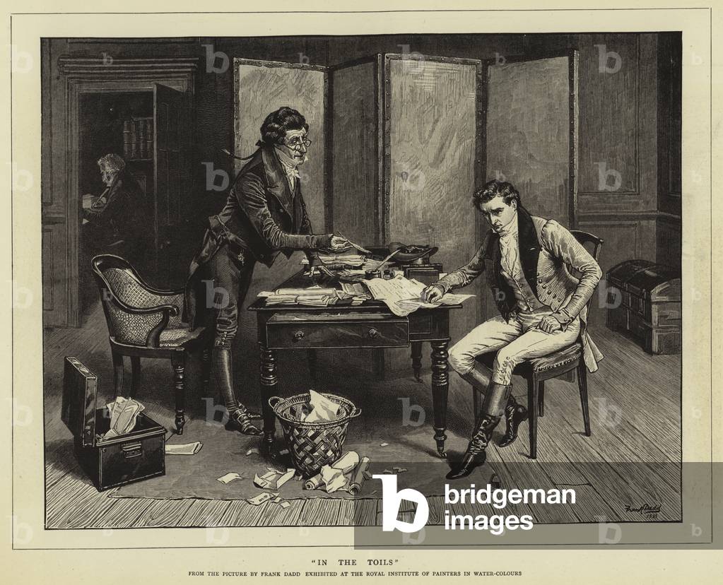 "Nelle fatiche (incisione)" di Frank Dadd