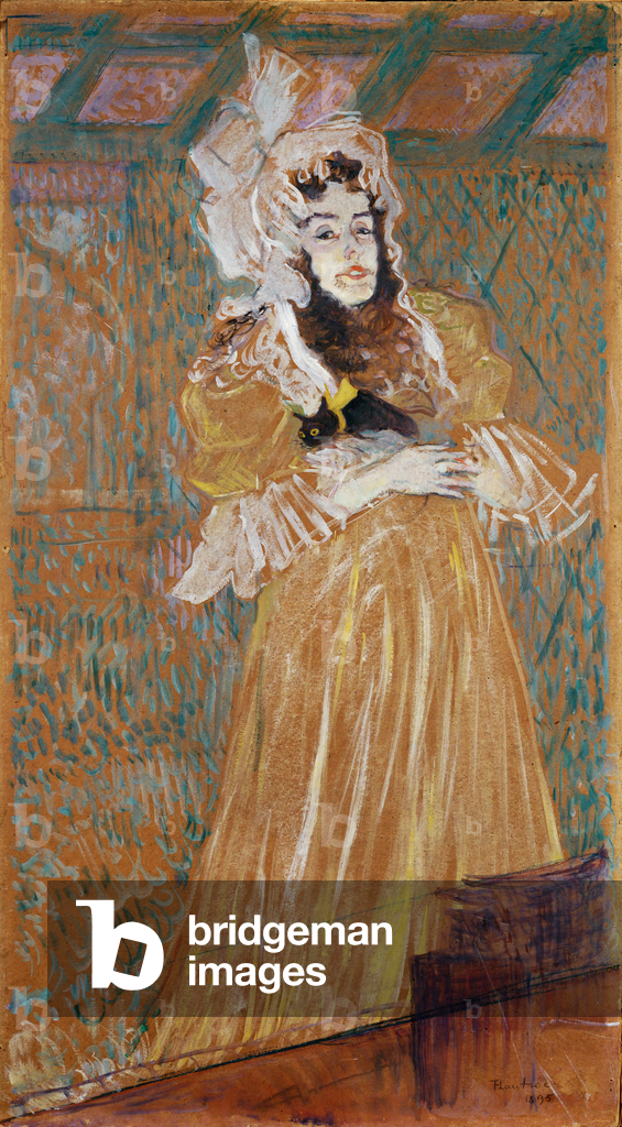 Miss May Belfort, intrattenitrice, 1895 (dipinto su legno)