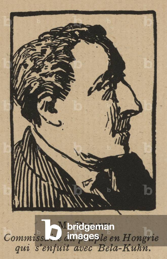 Jozsef Pogany, politico rivoluzionario comunista ungherese, membro del governo della Repubblica Sovietica Ungh